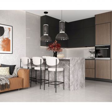 Керамогранит Laparet (Лапарет) French Smoke 60х60 см Светло-серый Полированный