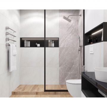 Керамогранит Laparet (Лапарет) Horison Blanco 60х60 см Светло-серый Матовый Карвинг