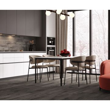 Керамогранит Laparet (Лапарет) Italy Choco 20х120 см Темно-коричневый Матовый Структурный