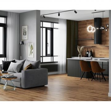 Керамогранит Laparet (Лапарет) Latina Brown 20х120 см Коричневый Матовый Структурный