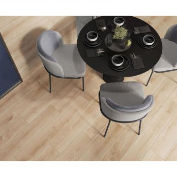 Керамогранит Laparet (Лапарет) Latina Miele 20х120 см Светло-бежевый Матовый Структурный