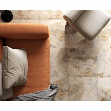 Керамогранит Laparet Onice Alexa 60x60 см Cерый Полированный