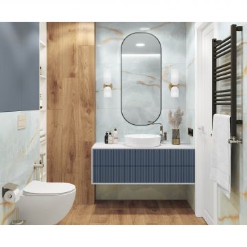 Керамогранит Laparet (Лапарет) Onyx Dawn Sky 60x120 см Голубой Полированный