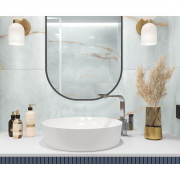 Керамогранит Laparet (Лапарет) Onyx Dawn Sky 60x120 см Голубой Полированный