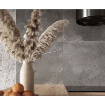 Керамогранит Laparet (Лапарет) Optima Grafito 60x60 см Темно-серый матовый