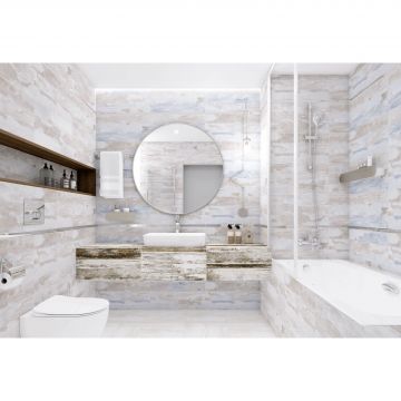 Настенная плитка Laparet (Лапарет) Pacific 30х60 см Белый 18-00-01-3601