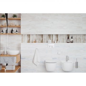 Настенная плитка Laparet (Лапарет) Pacific 30х60 см Белый 18-00-01-3601