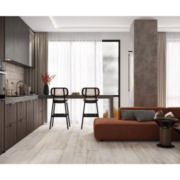 Керамогранит Laparet (Лапарет) Pear Bianco 20х120 см Светло-серый Матовый Структурный