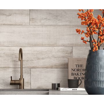 Керамогранит Laparet (Лапарет) Pear Bianco 20х120 см Светло-серый Матовый Структурный