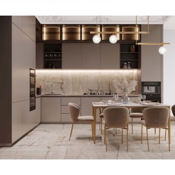 Керамогранит Laparet (Лапарет) Pulsar Beige 80х80 см Карвинг