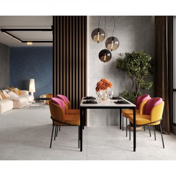 Керамогранит Laparet (Лапарет) Runa Bianco 60х60 см Светло-серый Матовый Структурный