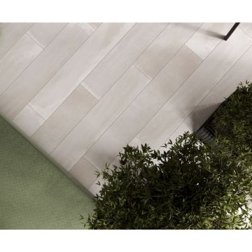 Керамогранит Laparet Spanish White 20х120 см Светло-серый Карвинг