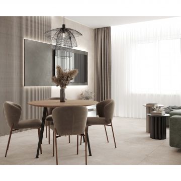 Керамогранит Laparet Tiffany 60х120 см Графитовый