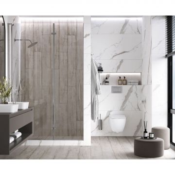 Керамогранит Laparet (Лапарет) Venatino Grey 60х120 см Белый Сатинированный Карвинг