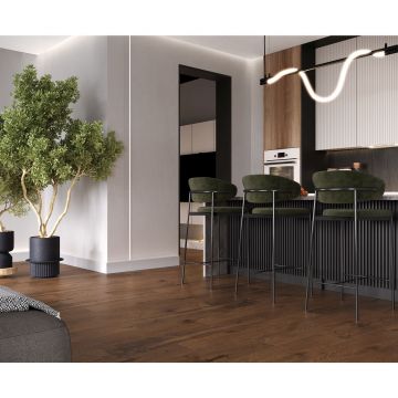 Керамогранит Laparet (Лапарет) Wenge Rasperry 20х120 см Коричневый Матовый Структурный