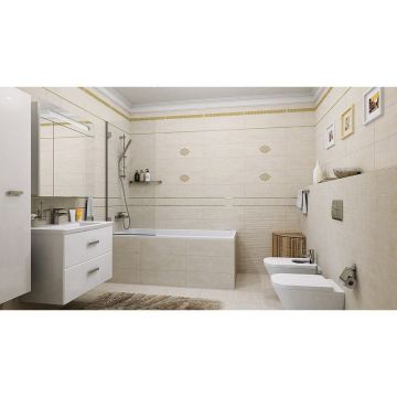 Бордюр Laparet (Лапарет) метал. золото глянцевый 1,5х120 см 5013050G