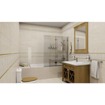 Бордюр Laparet (Лапарет) метал. золото глянцевый 3х120 см 50130120G