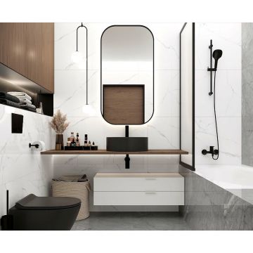 Керамогранит Laparet (Лапарет) Atlantic White i белый 60х120 см Сатинированный