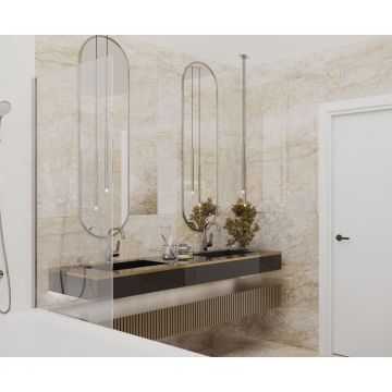 Керамогранит Laparet (Лапарет) Mystery Grigio серый SG50003422R 60х119,5 см полированный