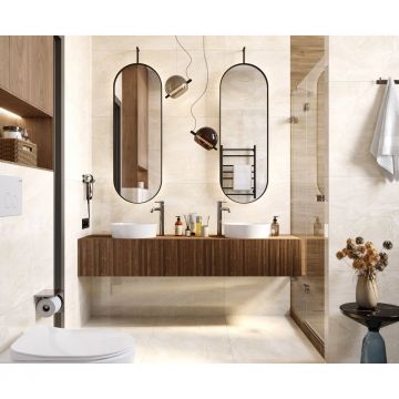 Керамогранит Laparet (Лапарет) Polaris Beige бежевый SG50003122R 60х119,5 см полированный