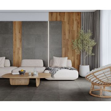 Керамогранит Laparet (Лапарет) Smart Gris серый SG604420R 60х60 см Матовый Структурный