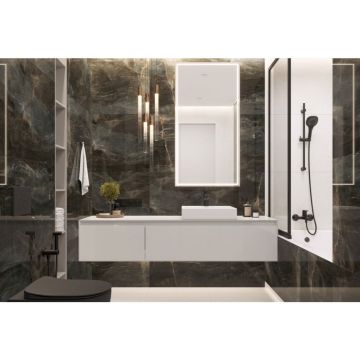 Керамогранит Laparet (Лапарет) Stellar Wind темно-серый 60х60 см Полированный