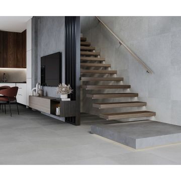 Керамогранит Laparet (Лапарет) Techno Gris серый SG50001920R 60х119,5 см Матовый Карвинг