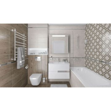 Настенная плитка Laparet (Лапарет) Wisdom бежевый узор 20х50 см