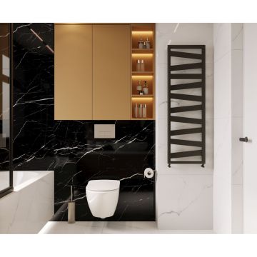 Керамогранит Laparet Flash Black черный 60x120 см полированный