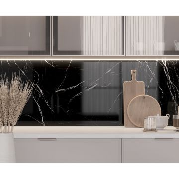 Керамогранит Laparet Flash Black черный 60x120 см полированный
