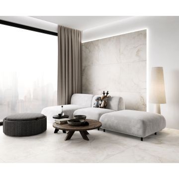 Керамогранит Laparet Galatea Crema кремовый 80x80 см карвинг