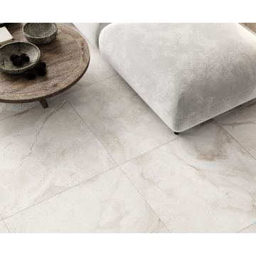 Керамогранит Laparet Galatea Crema кремовый 80x80 см карвинг