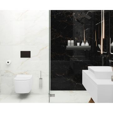 Керамогранит Laparet Nirvana Black черный 60х60 см полированный