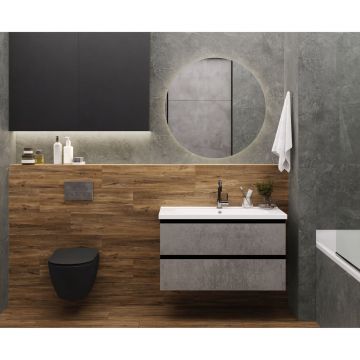 Керамогранит Laparet (Лапарет) Pluto Grigio серый SG50005320R 60х119,5 см матовый