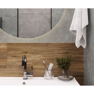 Керамогранит Laparet (Лапарет) Pluto Grigio серый SG50005320R 60х119,5 см матовый