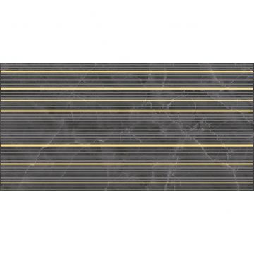 Декор Laparet Olimpus 25х50 см Черный VT/E88/34030