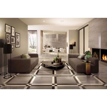 Бордюр Atlas Concorde (Атлас Конкорд) Супрема Волнат лаппатированный 7х59 см, 610090000964