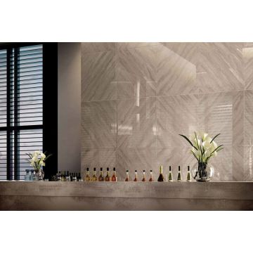 Бордюр Atlas Concorde (Атлас Конкорд) Супрема Сильвер лаппатированный 7х59 см, 610090000961