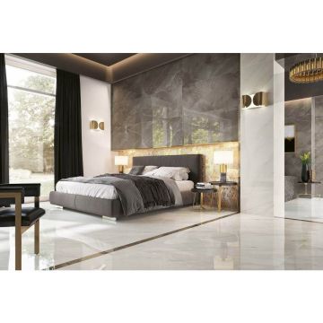 Бордюр Atlas Concorde (Атлас Конкорд) Аллюр Империал Блэк 7,2x80 см лаппатированный, 610090002172