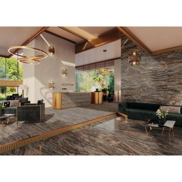 Керамогранит Atlas Concorde (Атлас Конкорд) Эпос Грей 80x160 см ректификат, 610010002125