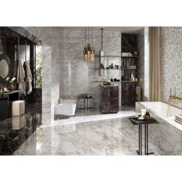 Керамогранит Atlas Concorde (Атлас Конкорд) Marvel Edge Absolute Brown 45x90 см, лаппатированный Lappato, AENY