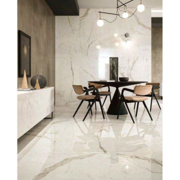 Керамогранит Atlas Concorde (Атлас Конкорд) Marvel Shine Statuario Supremo Lapp 60x120 см, лаппатированный, A4Q2