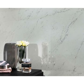 Керамогранит Atlas Concorde (Атлас Конкорд) Marvel Stone Nero Marquina 45x90 см, лаппатированный Lappato, AZRY