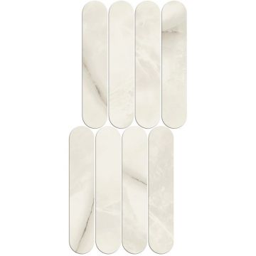 Мозаика Atlas Concorde (Атлас Конкорд) Симфоникс Кристал Эллипс 56x23,5 см лаппатированная, 620110000162