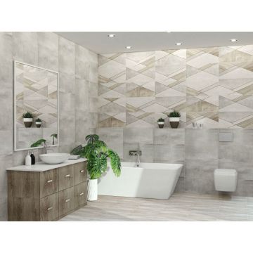 Напольная плитка Azori (Азори) PANDORA LATTE бежевый 42х42 см (505743002)