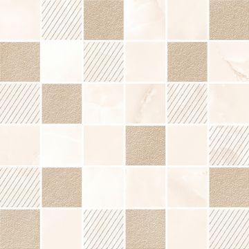 Мозаика Azori (Азори) Opale BEIGE MOSAIC бежевый 30х30 см (587433003)