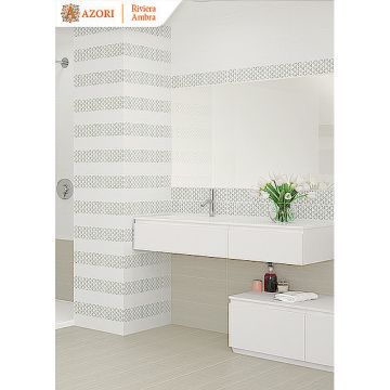 Бордюр Azori (Азори) Riviera FAVO бежевый 6.2х50.5 см (586381002)