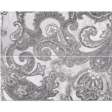 Панно Azori (Азори) из 2 частей Sfumato GREY PAISLEY 40.2х50.5 см (583242001)