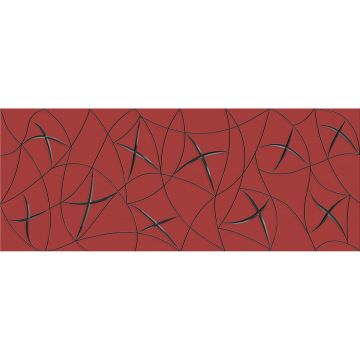 Декор Azori (Азори) Vela Carmin Stella 20.1х50.5 см (587072002)