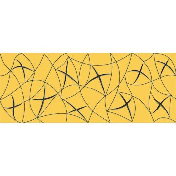 Декор Azori (Азори) Vela Ochra Stella 20.1х50.5 см (587092001)